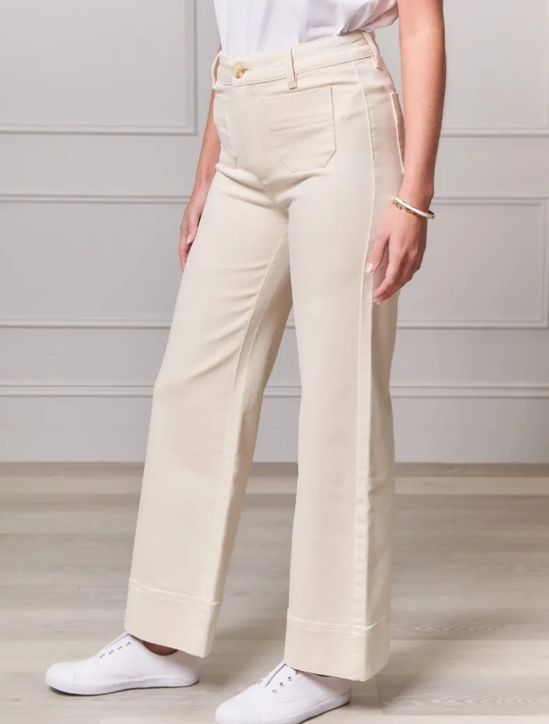 Farrah Denim Jean Bone