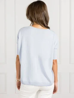 Felicity Knit Jumper Sky Blue