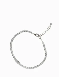 Fine Crystal Bracelet Silver