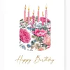 Floral Cake Card