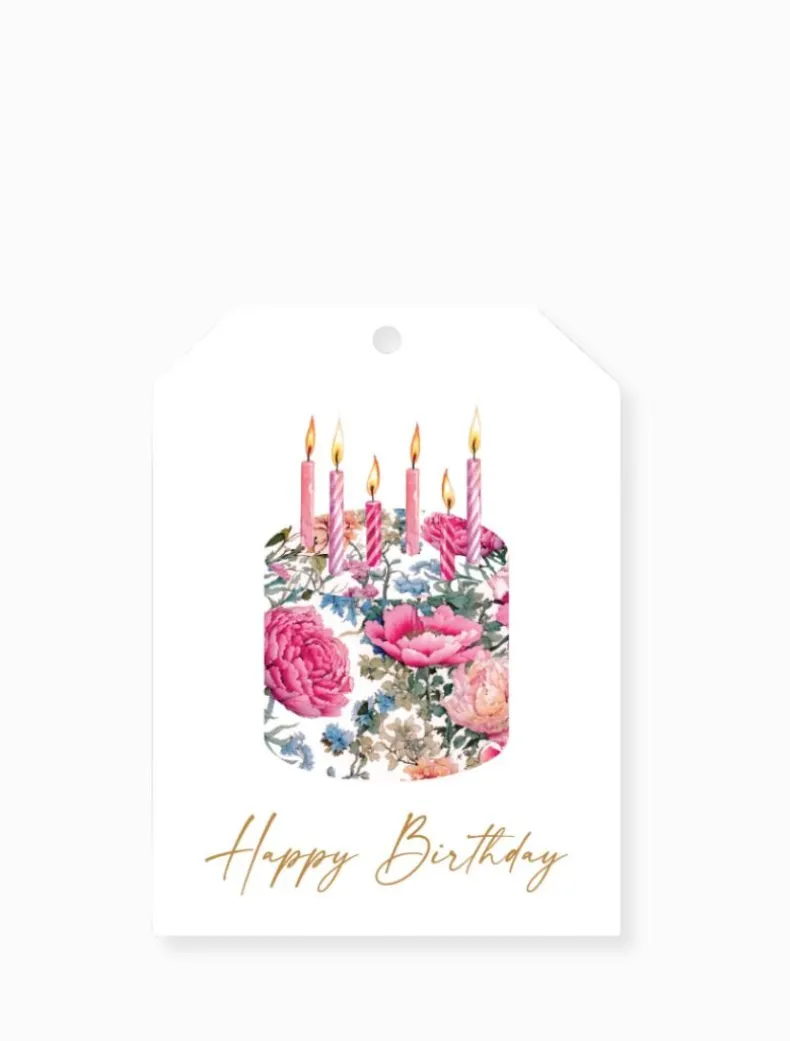Floral Cake Tag