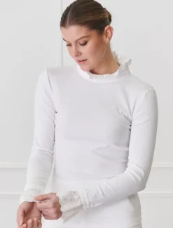 Freya Frill Top White