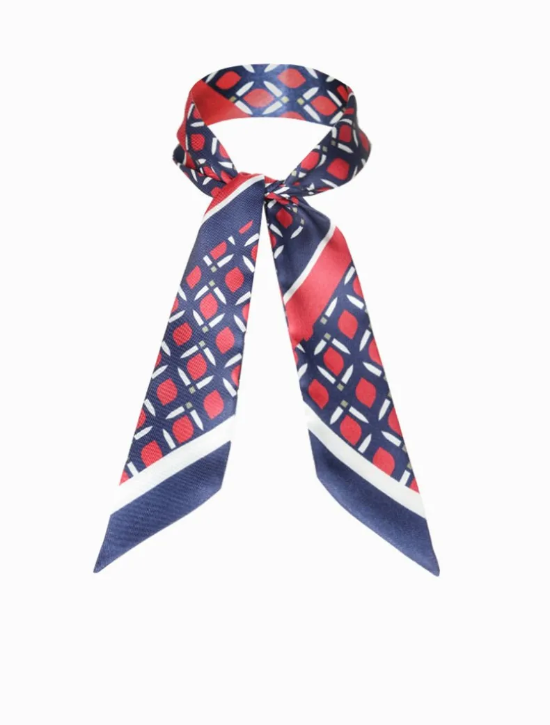 Geometric Narrow Scarf