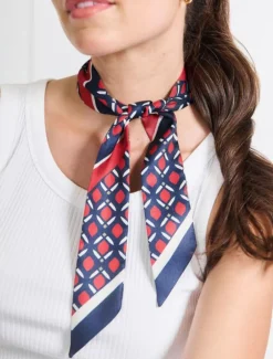 Geometric Narrow Scarf