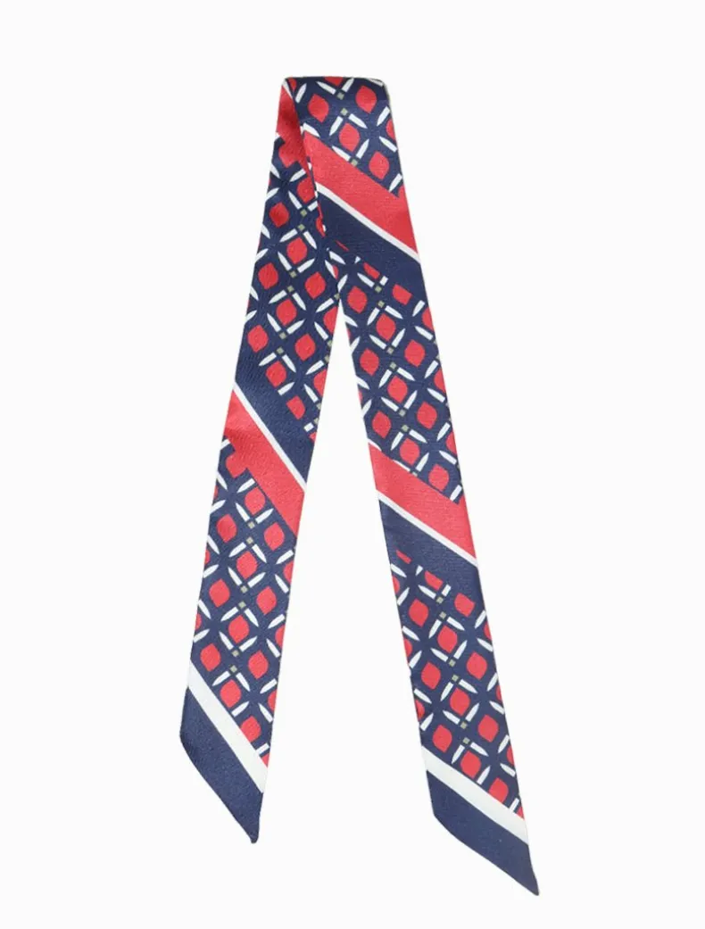 Geometric Narrow Scarf