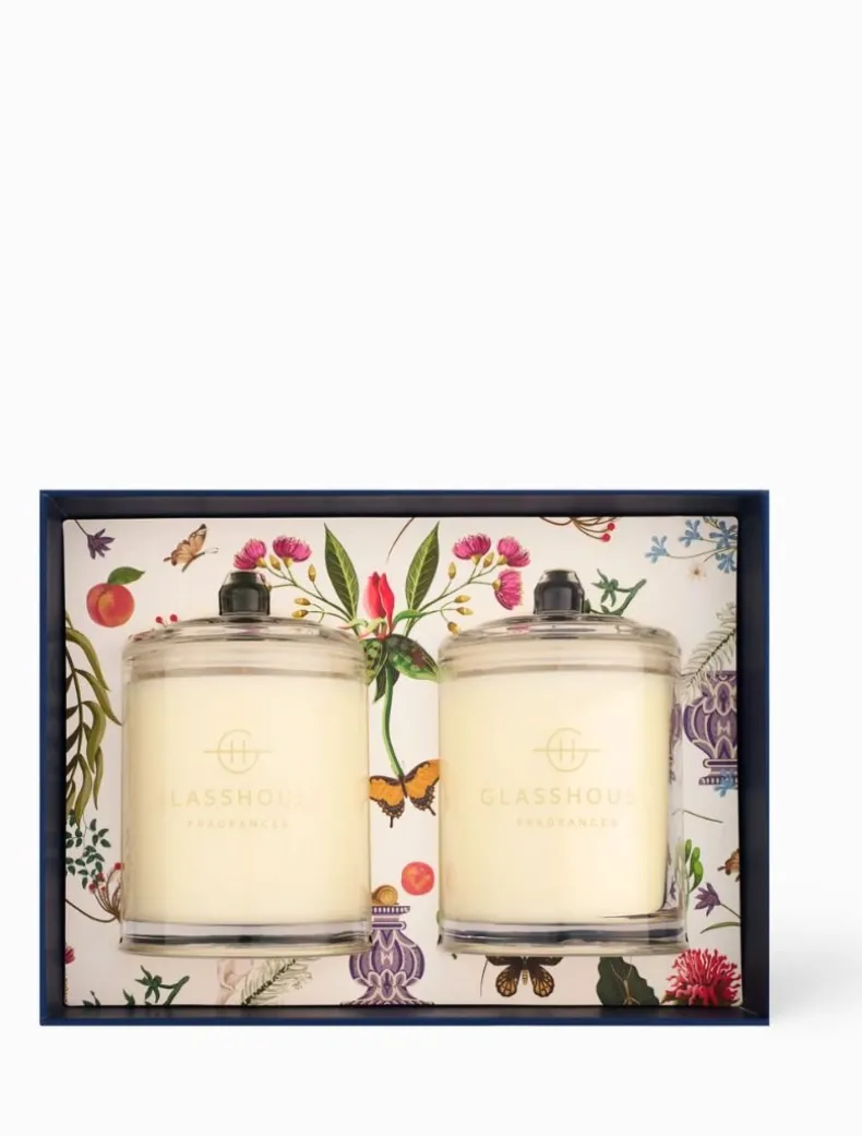 Glasshouse Fragrances Country Couture and Forever Florence Candle Duo