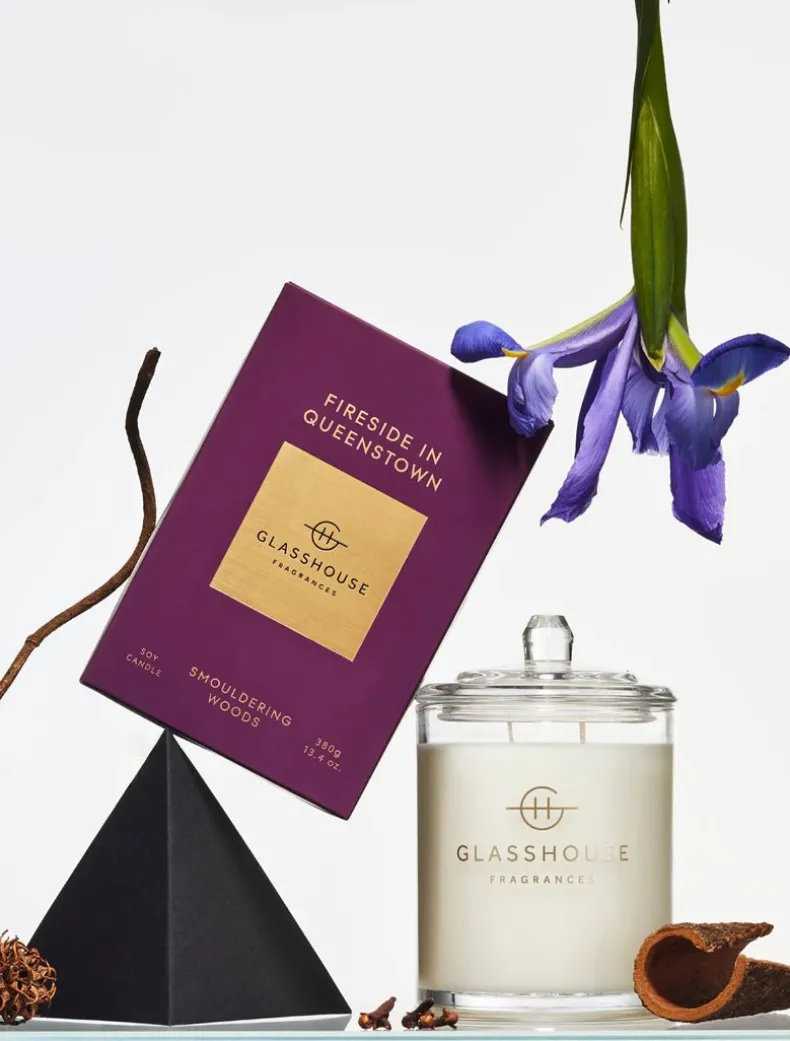 Glasshouse Fragrances Fireside In Queenstown Candle 380g