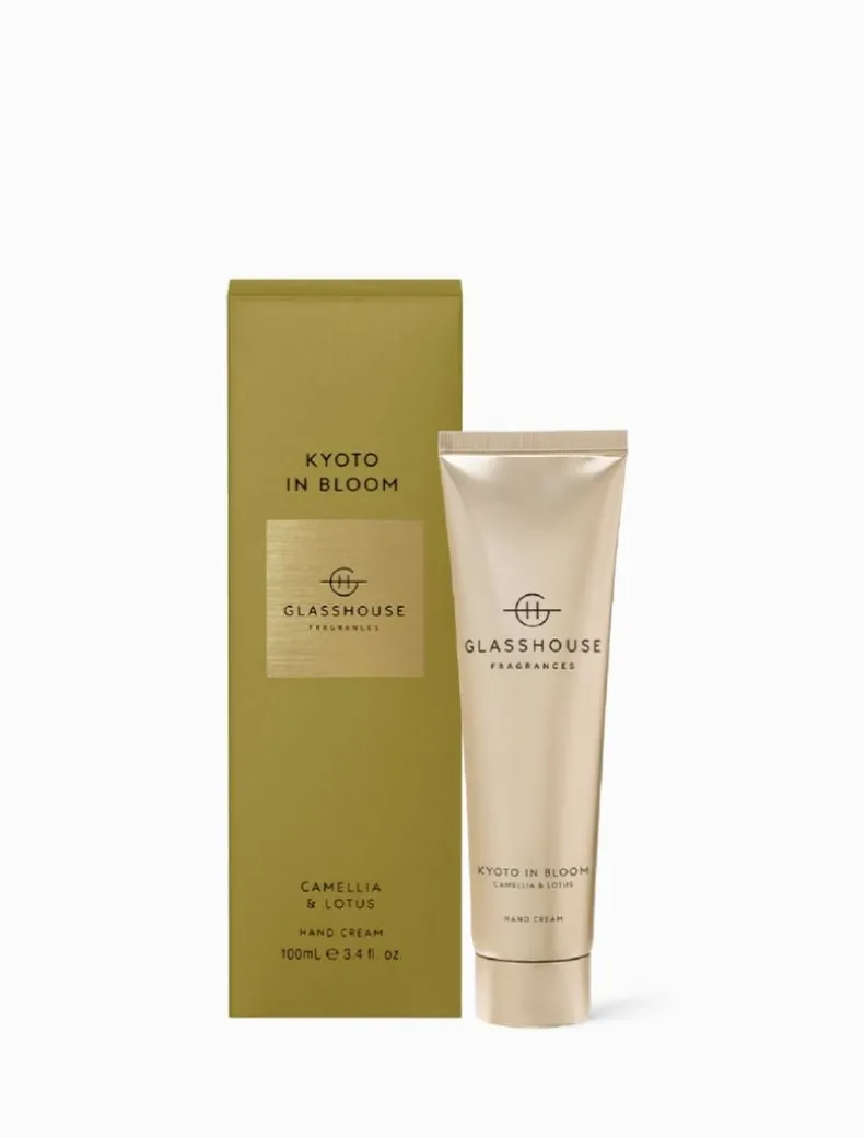 Glasshouse Fragrances Kyoto In Bloom Hand Cream 100ml - FINAL SALE