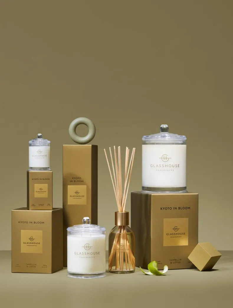 Glasshouse Fragrances Kyoto In Bloom Mini Candle 60G