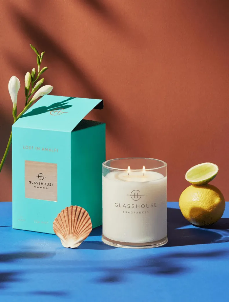 Glasshouse Fragrances Lost In Amalfi Candle 380G