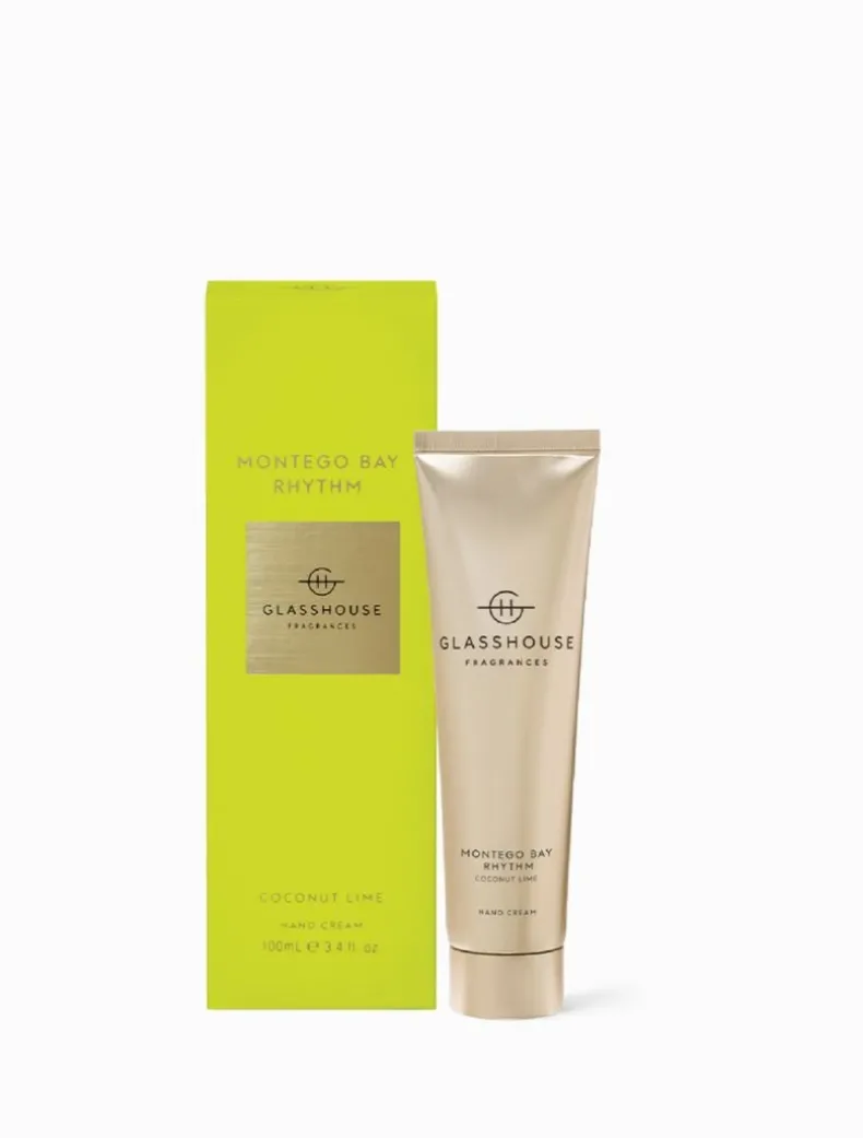 Glasshouse Fragrances Montego Bay Rhythm Hand Cream 100ml - FINAL SALE