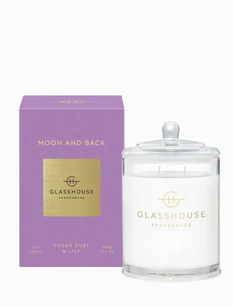 Glasshouse Fragrances Moon and Back Candle 380G