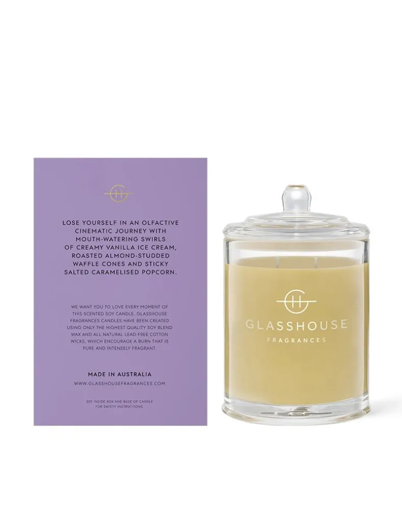 Glasshouse Fragrances Movie Night Candle 380G