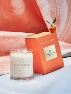 Glasshouse Fragrances Sunsets In Capri Candle 380g