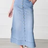 Goldie Summer Wash Denim Skirt
