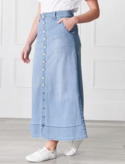 Goldie Summer Wash Denim Skirt