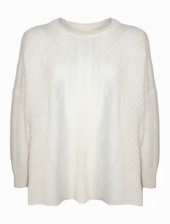 Guernsey Knit Jumper Ivory