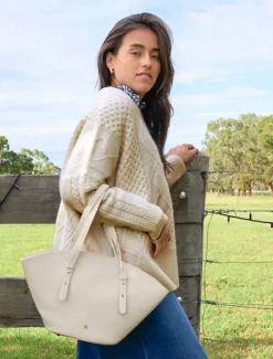 Guernsey Knit Jumper Oatmeal