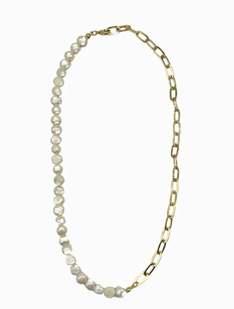 Half Pearl Necklace