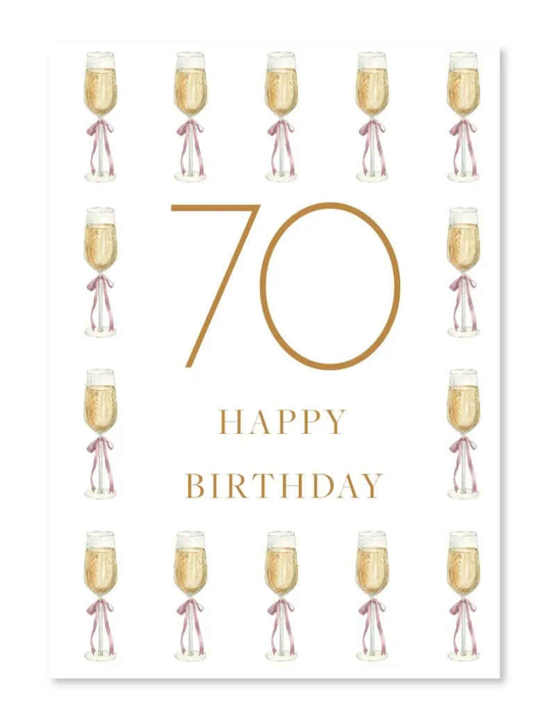 Happy 70th Birthday Card