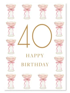 Happy 40th Birthday Card