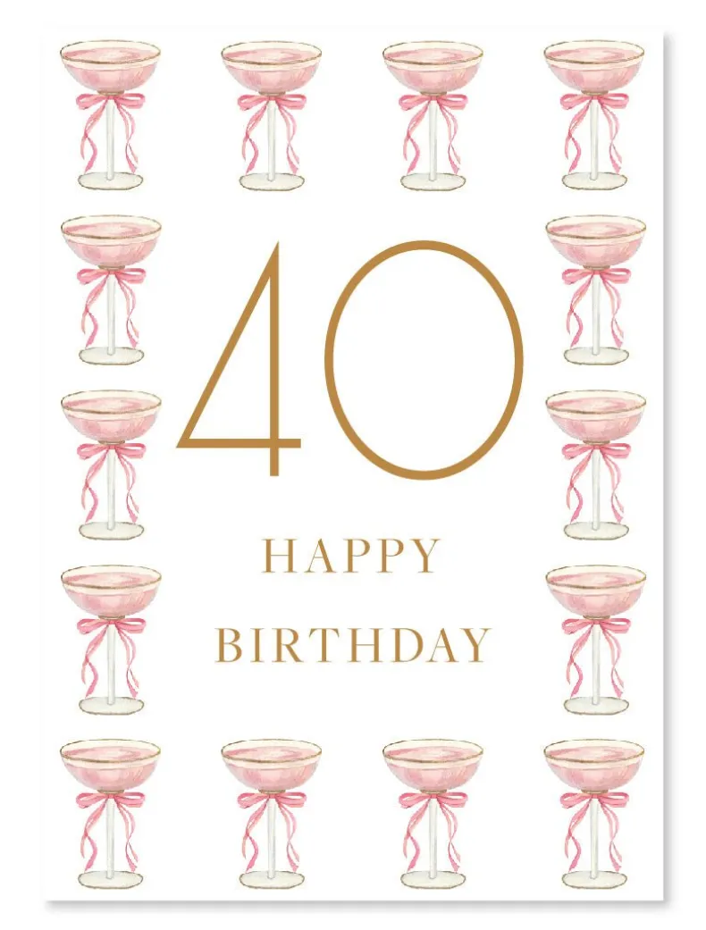 Happy 40th Birthday Card