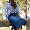 Hartford Pop Over Shirt Navy