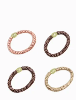 Harvey Hair Ties Set Pink
