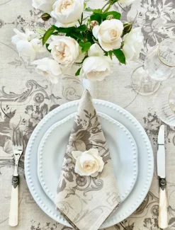 Honfleur French Linen Table Cloth (150cm x 320cm)
