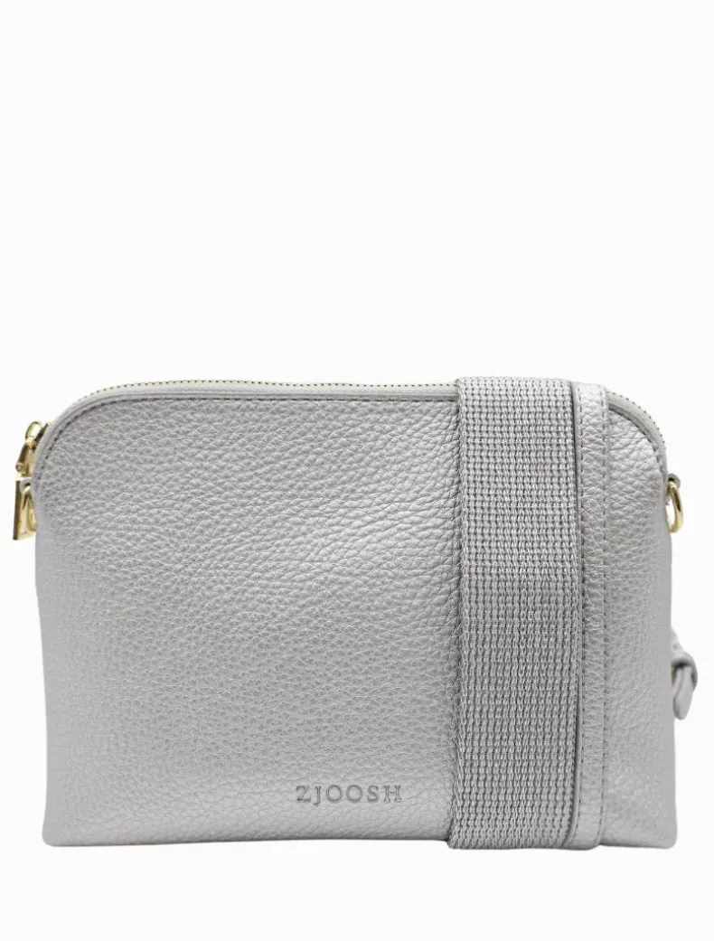 Hudson Cross Body Bag Silver