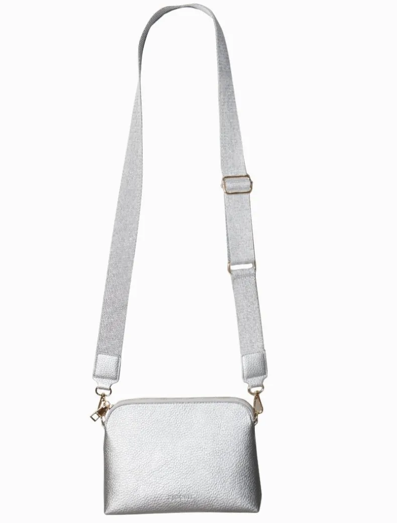 Hudson Cross Body Bag Silver