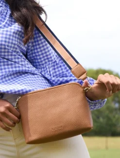 Hudson Cross Body Bag Tan