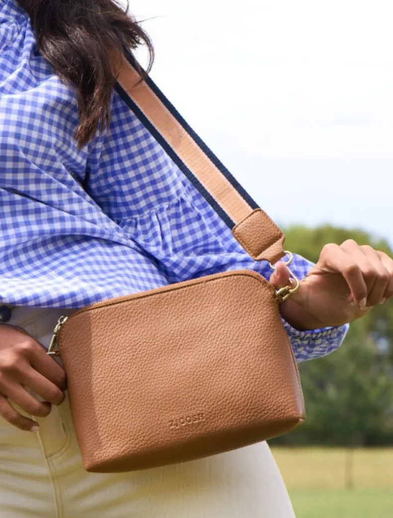 Hudson Cross Body Bag Tan