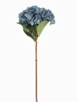 Hydrangea Stem 52cm Antique Blue