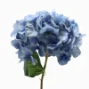 Hydrangea Stem 52cm Blue