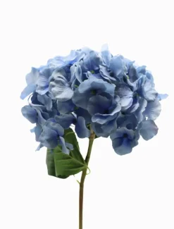 Hydrangea Stem 52cm Blue