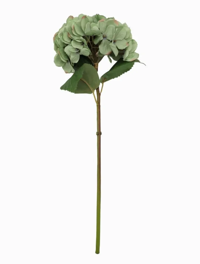 Hydrangea Stem 52cm Blue Green