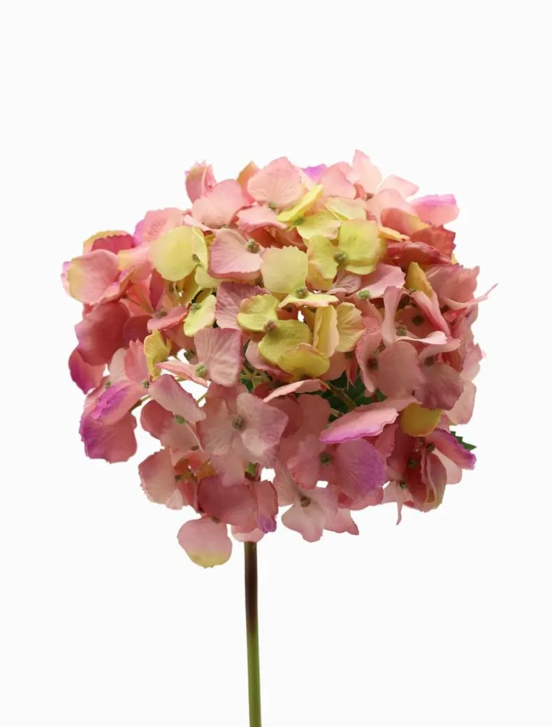 Hydrangea Stem 52cm Dark Pink