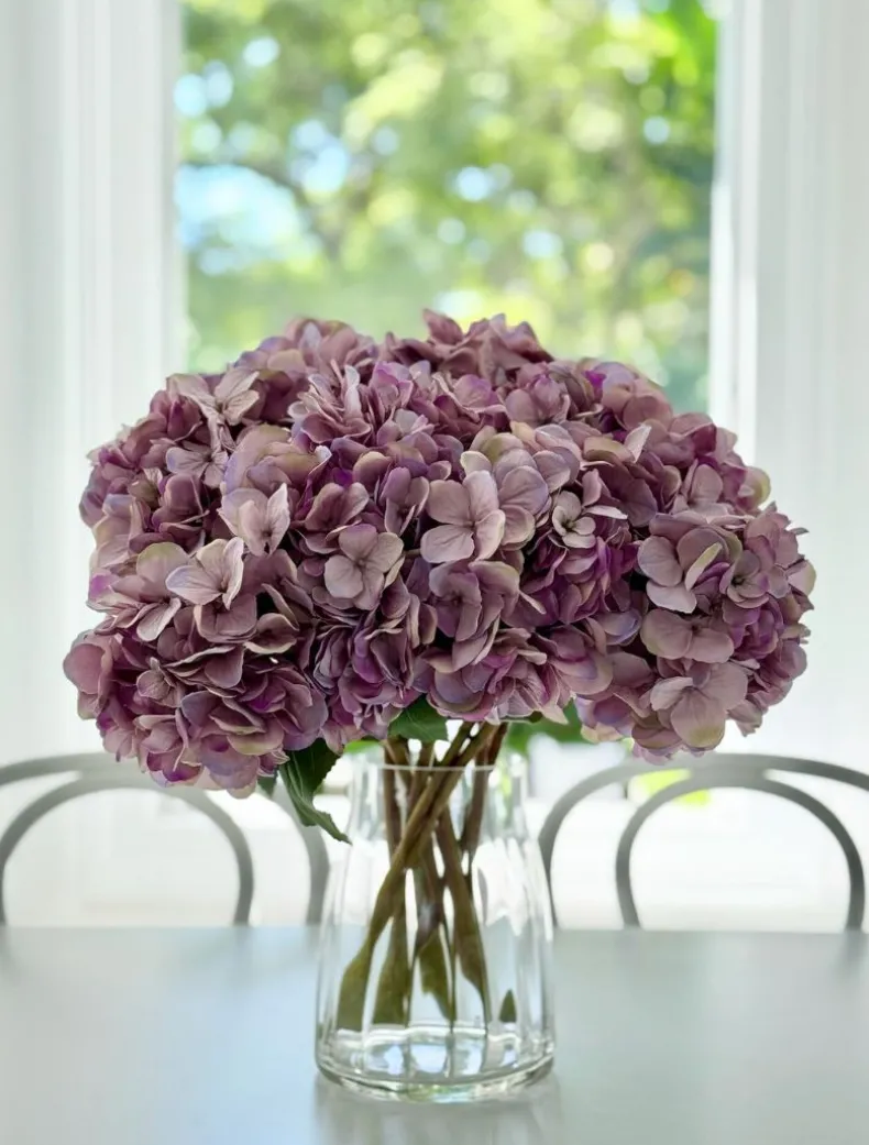 Hydrangea Stem 52cm Pink