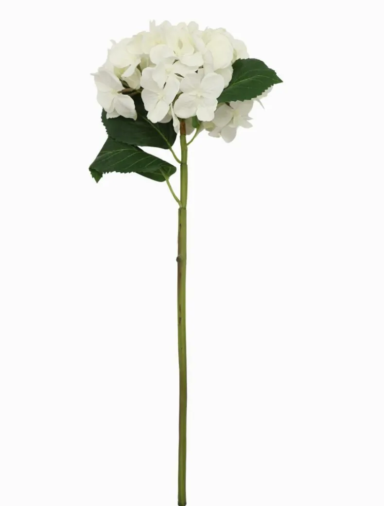 Hydrangea Stem 52cm White