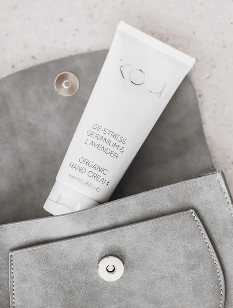 iKOU De-Stress Geranium and Lavender Organic Hand Cream