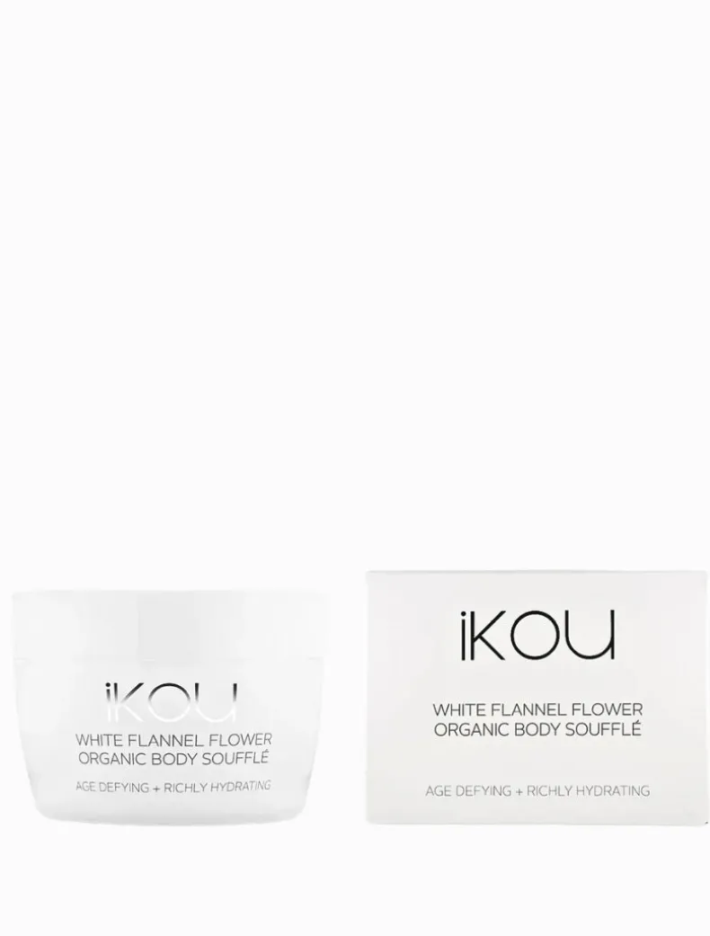 iKOU White Flannel Flower Organic Body Souffle