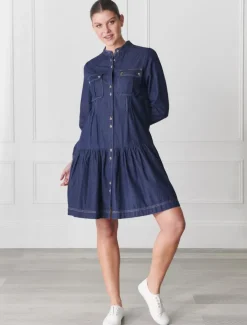 Indie Denim Dress Dark Indigo