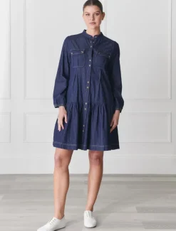 Indie Denim Dress Dark Indigo