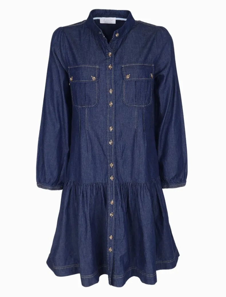 Indie Denim Dress Dark Indigo