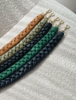 Jacie Plaited Strap Green - FINAL SALE