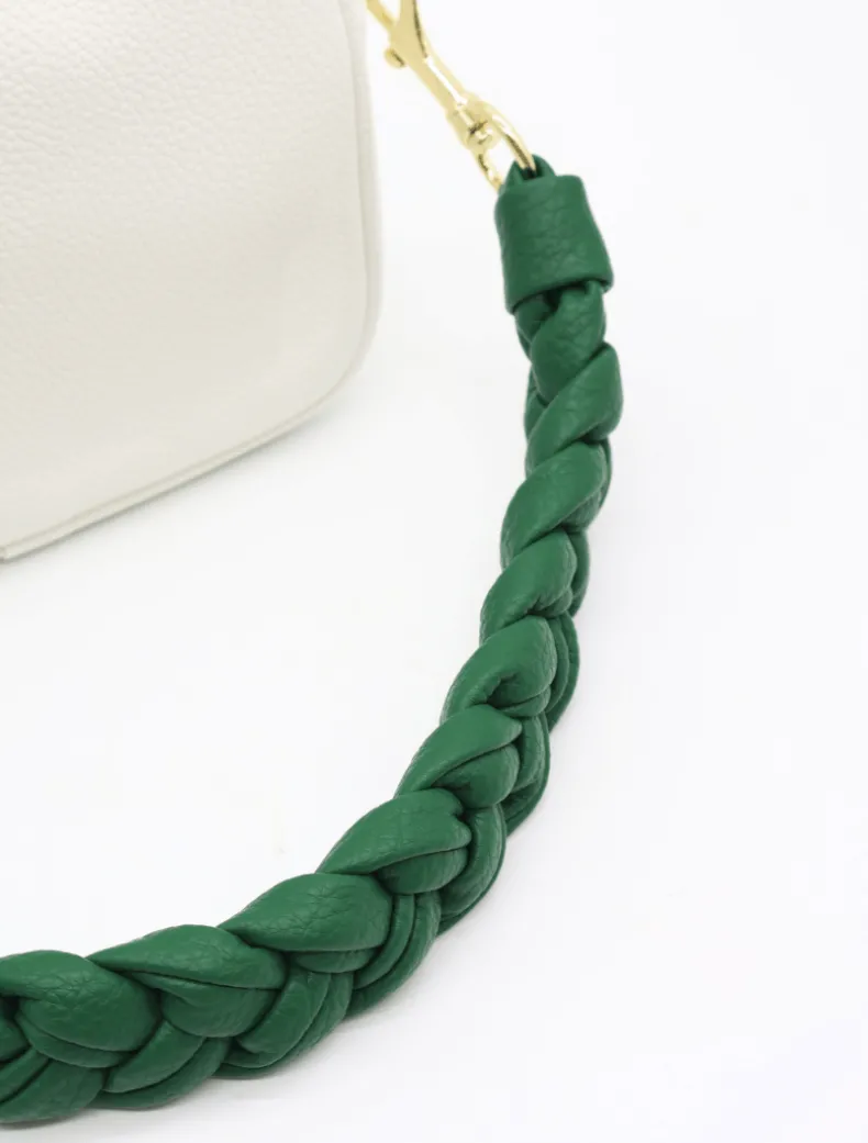 Jacie Plaited Strap Green - FINAL SALE