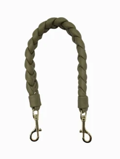 Jacie Plaited Strap Khaki - FINAL SALE