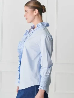 Jessie V Shirt Blue