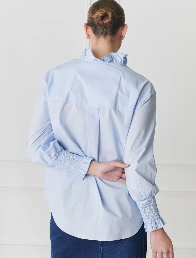 Jessie V Shirt Blue